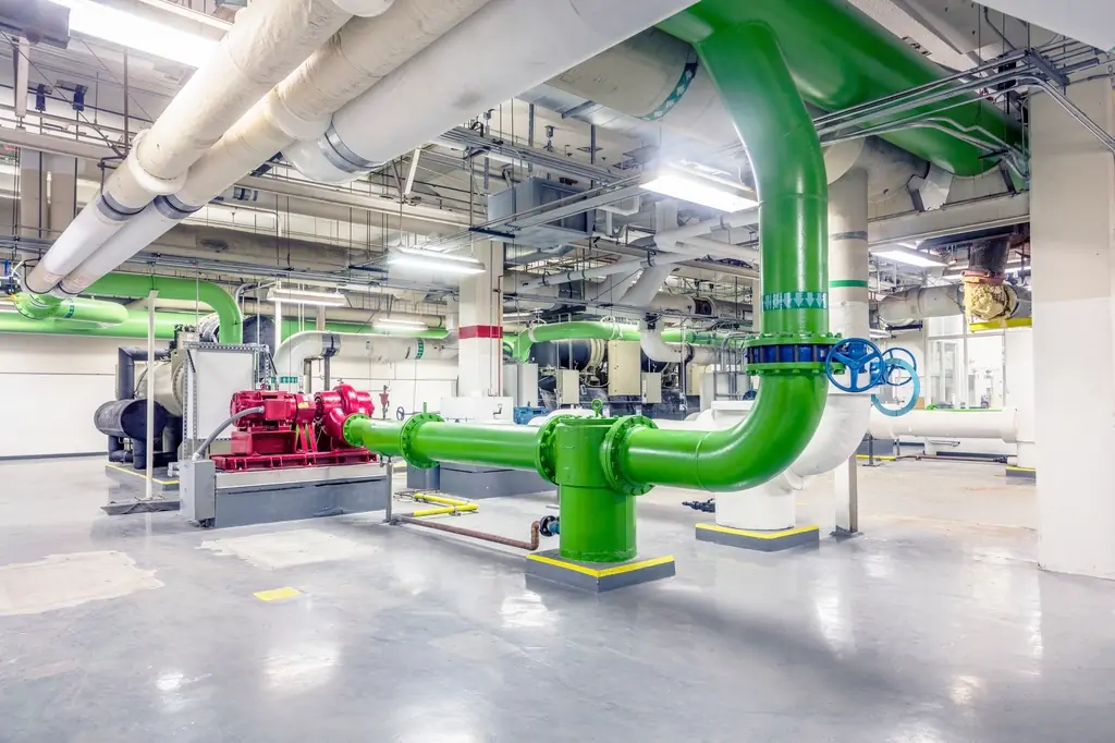 Commissioning engineer aan het werk in een technische omgeving